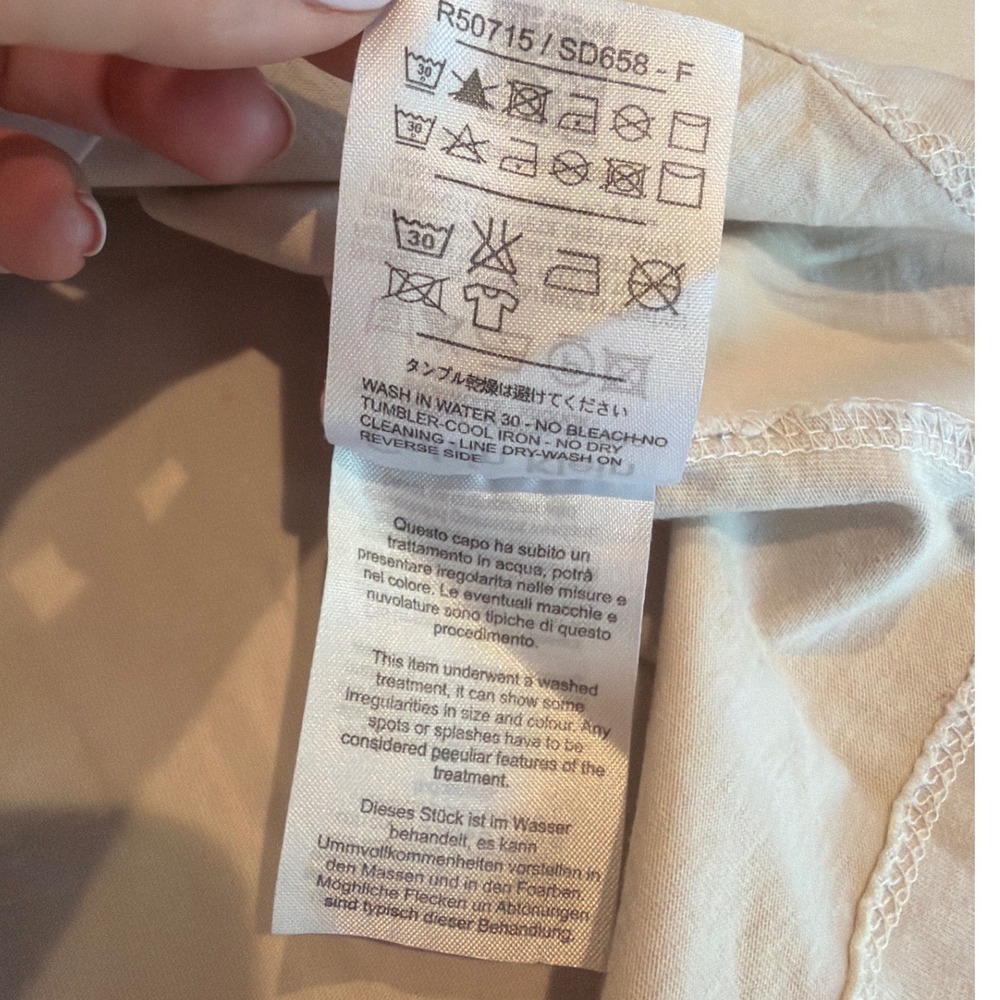 Calvin Klein Tank Top Mens Beige CK Logo Patch Minimalist Streetwear Style - Picture 7 of 10